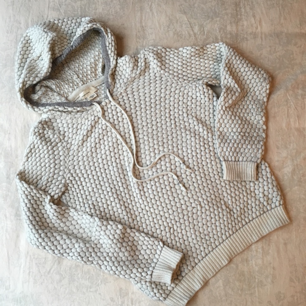 Anthropologie Sleeping on Snow Hooded Sweater